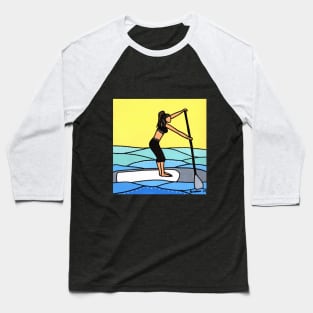 paddle girl Baseball T-Shirt